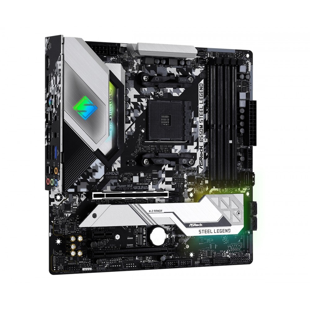 Материнська плата ASRock B550M Steel Legend Socket AM4