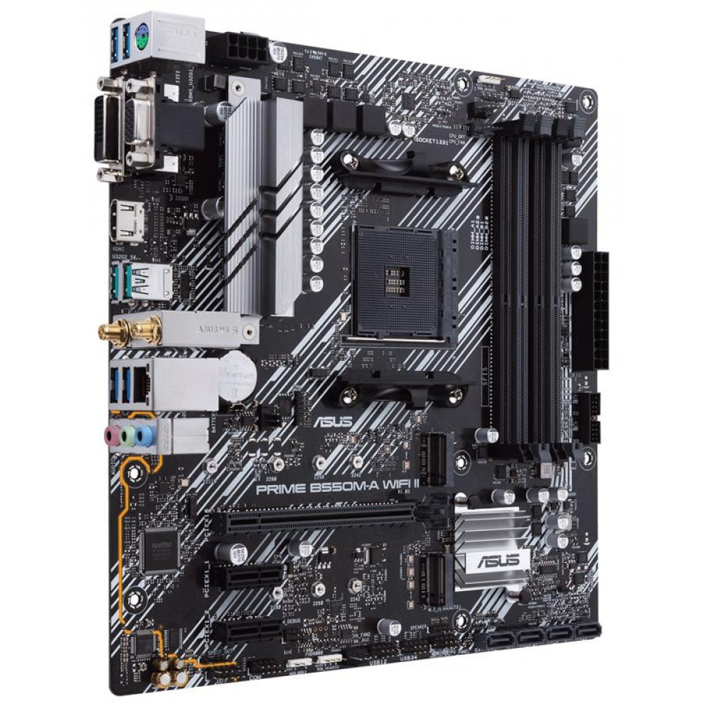 Материнська плата Asus Prime B550M-A WIFI II Socket AM4