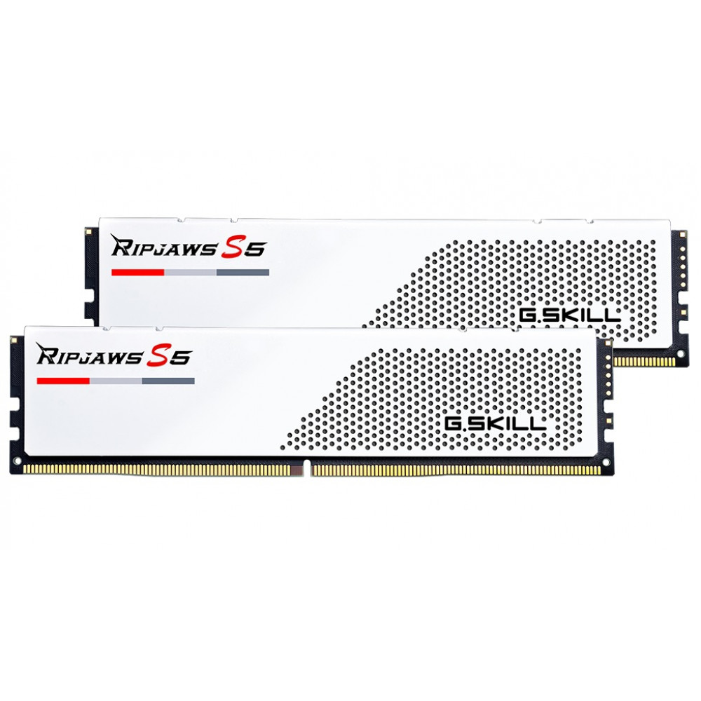 Модуль памяти DDR5 2x16GB/5600 G.Skill Ripjaws S5 White (F5-5600J3036D16GX2-RS5W)