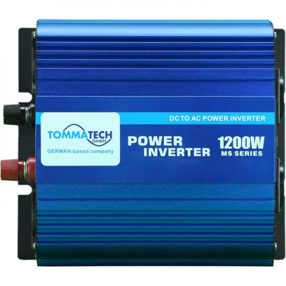 Инвертор напряжения TommaTech MS-1200, 12V/220V, 1200W (MS-1200/29445)