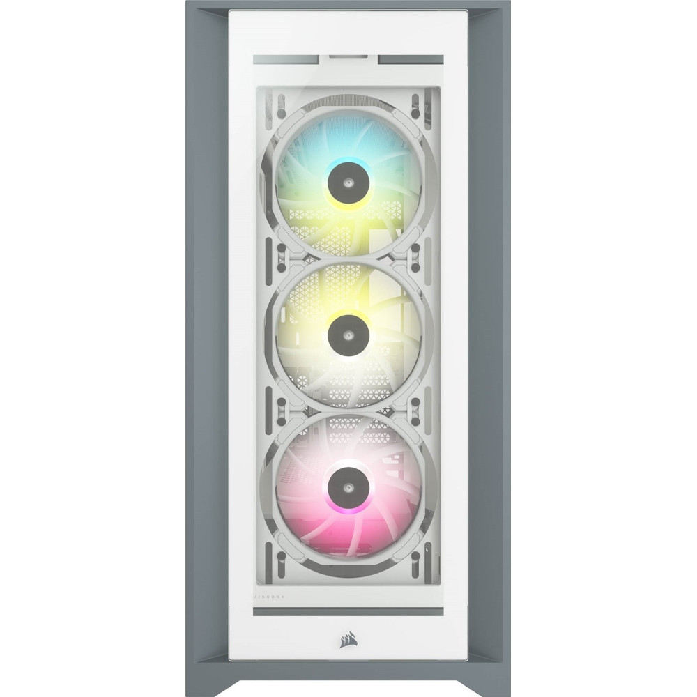 Корпус Corsair iCUE 5000X RGB Tempered Glass White (CC-9011213-WW) без БП