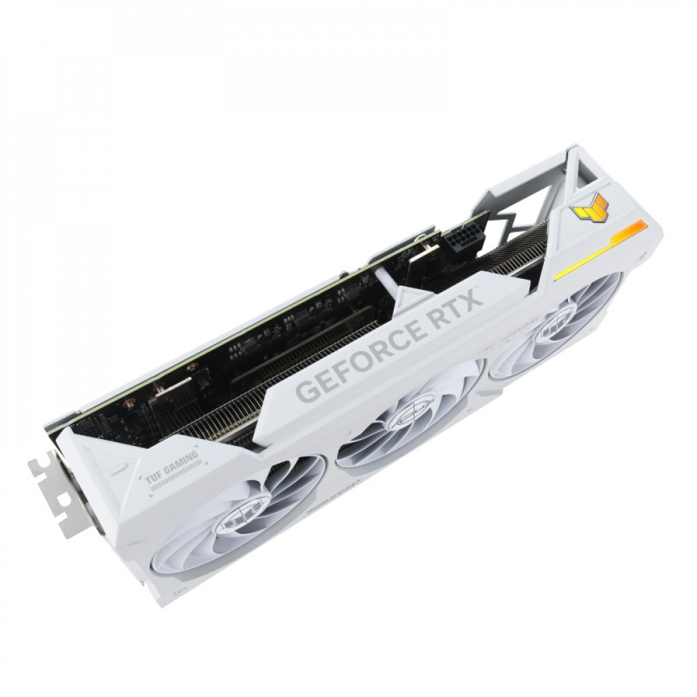 Видеокарта GF RTX 4070 Ti Super 16GB GDDR6X TUF Gaming OC White Asus