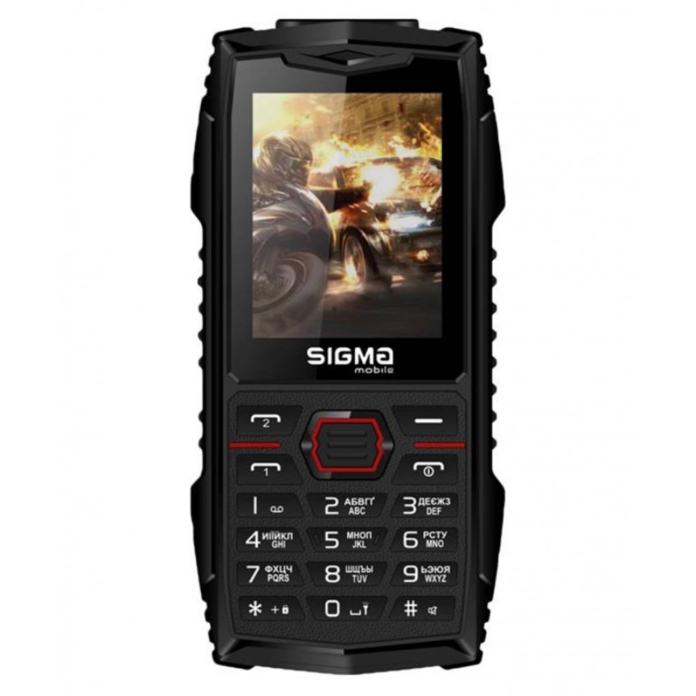 Мобільний телефон Sigma mobile X-treme AZ68 Dual Sim Black/Red