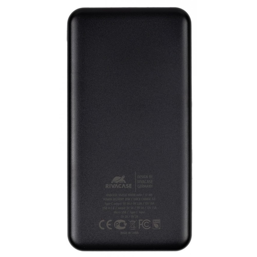 Power Bank Rivacase Rivapower 10000mAh Black (VA2532)