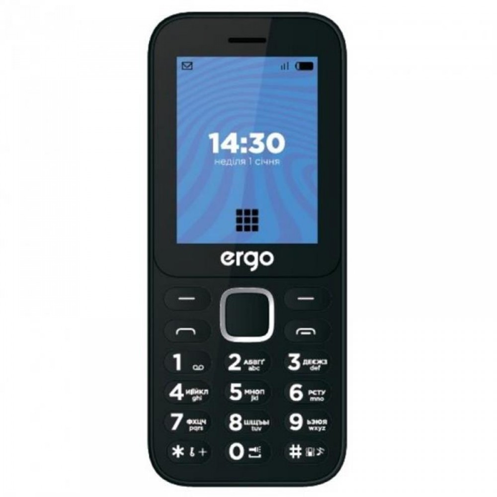 Мобiльний телефон Ergo E241 Dual Sim Black