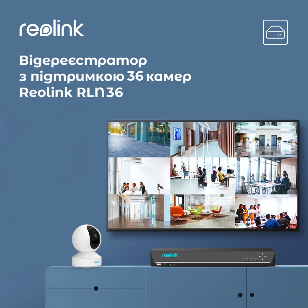 Відеореєстратор Reolink RLN36