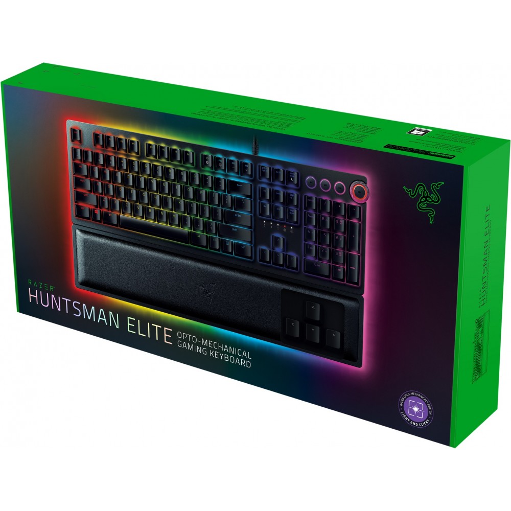 Клавіатура Razer Huntsman Elite Clicky Optical switch Black (RZ03-01870700-R3R1)