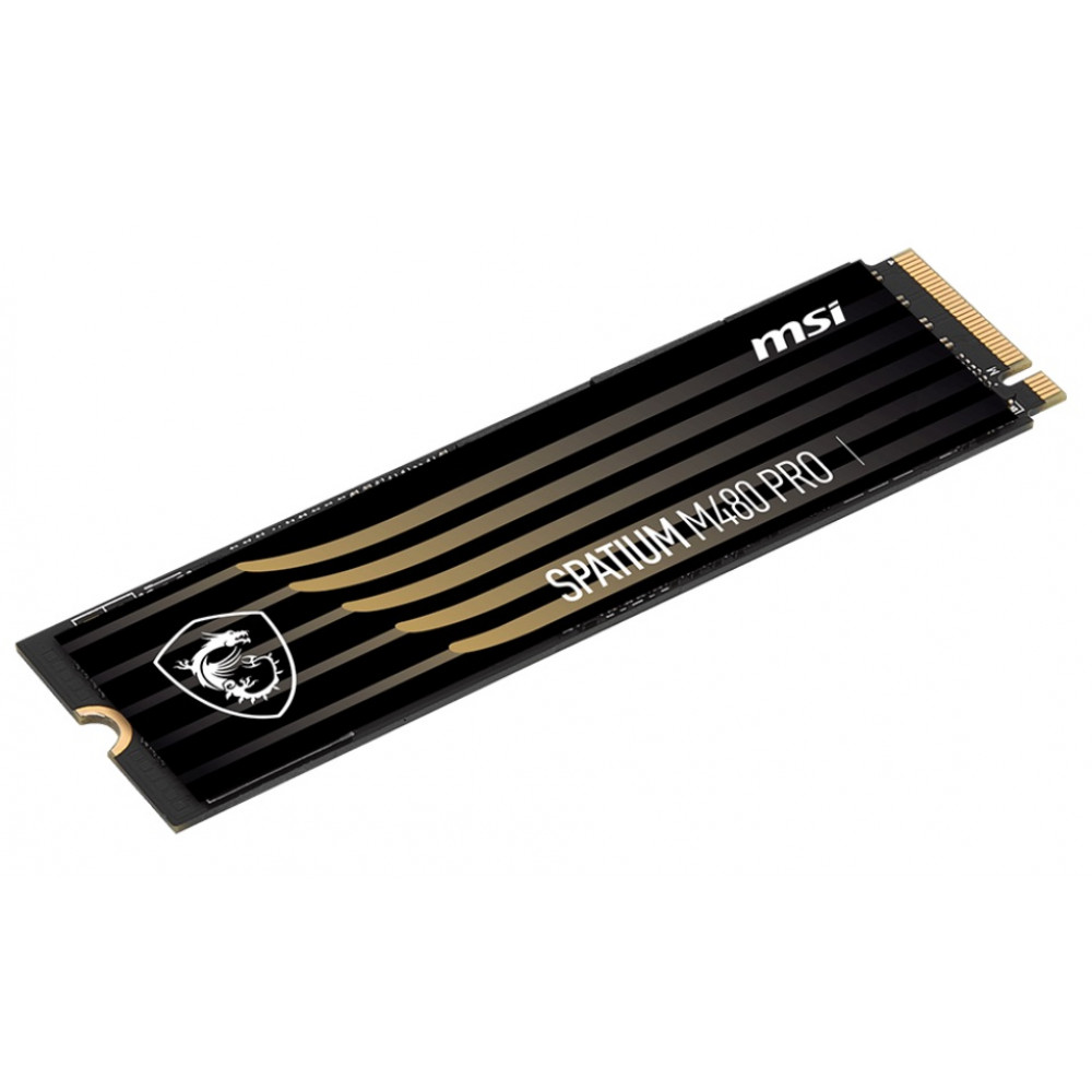 Накопитель SSD 2TB MSI Spatium M480 Pro M.2 2280 PCIe 4.0 x4 NVMe 3D NAND TLC (S78-440Q600-P83)