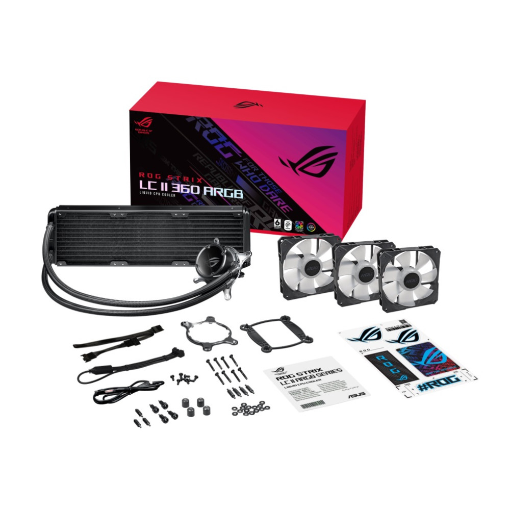 Система водяного охлаждения Asus ROG Strix LC II 360 ARGB (90RC00F1-M0UAY4)