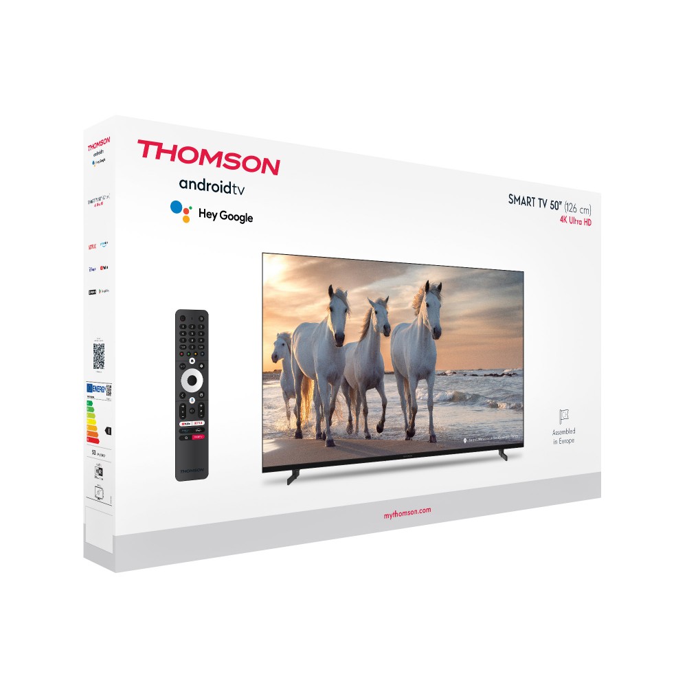 Телевiзор Thomson Android TV 50" UHD 50UA5S13