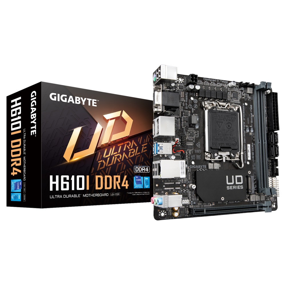 Материнська плата Gigabyte H610I DDR4 Socket 1700