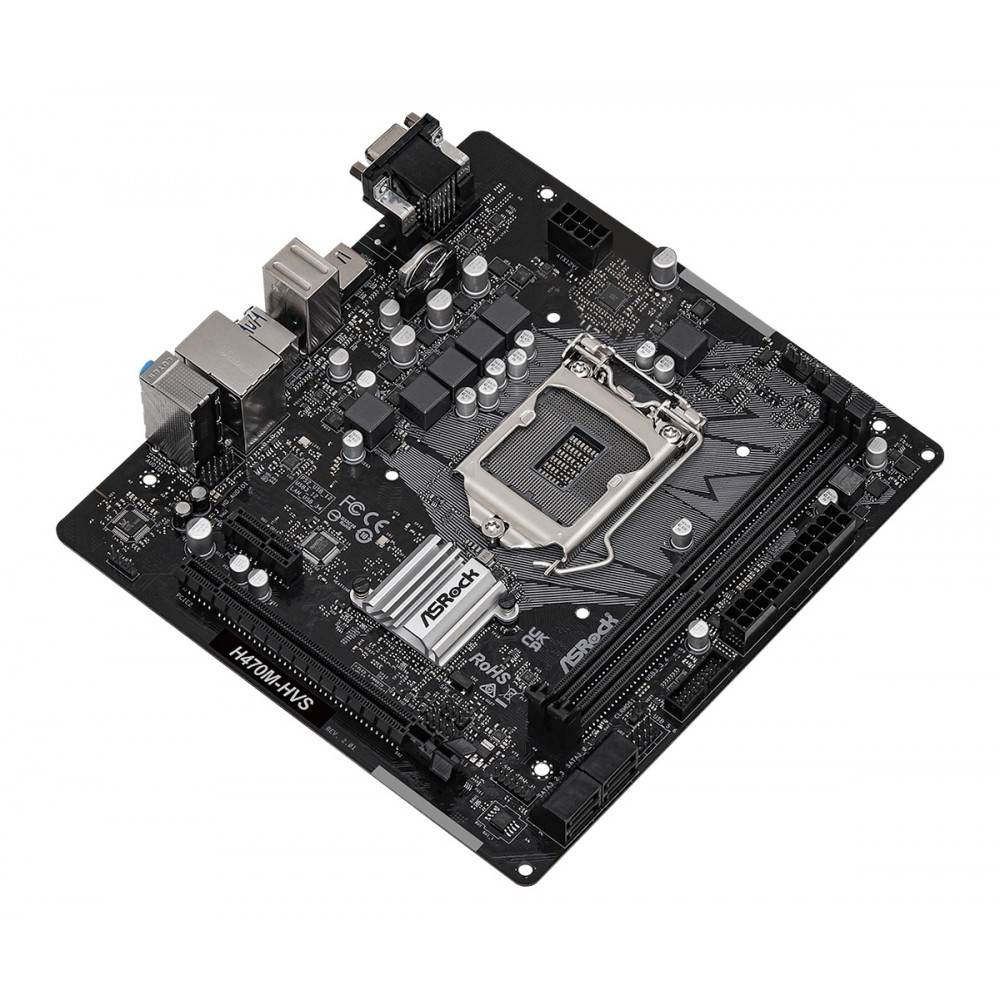 Материнская плата ASRock H470M-HVS R2.0 Socket 1200