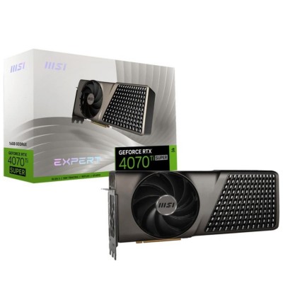 Видеокарта GF RTX 4070 Ti Super 16GB GDDR6X Expert MSI (GeForce RTX 4070 Ti Super 16G EXPERT)