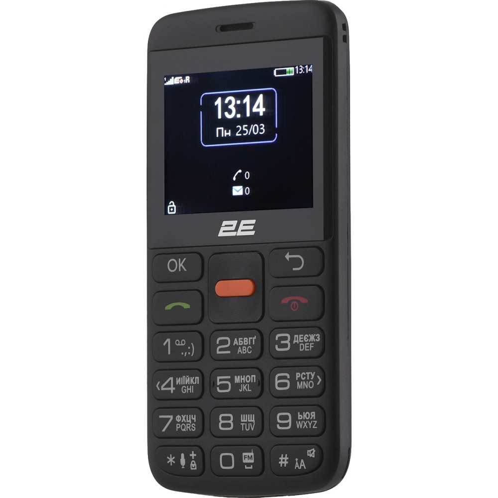 Мобiльний телефон 2E T180 Max Dual Sim Black (688130251051)