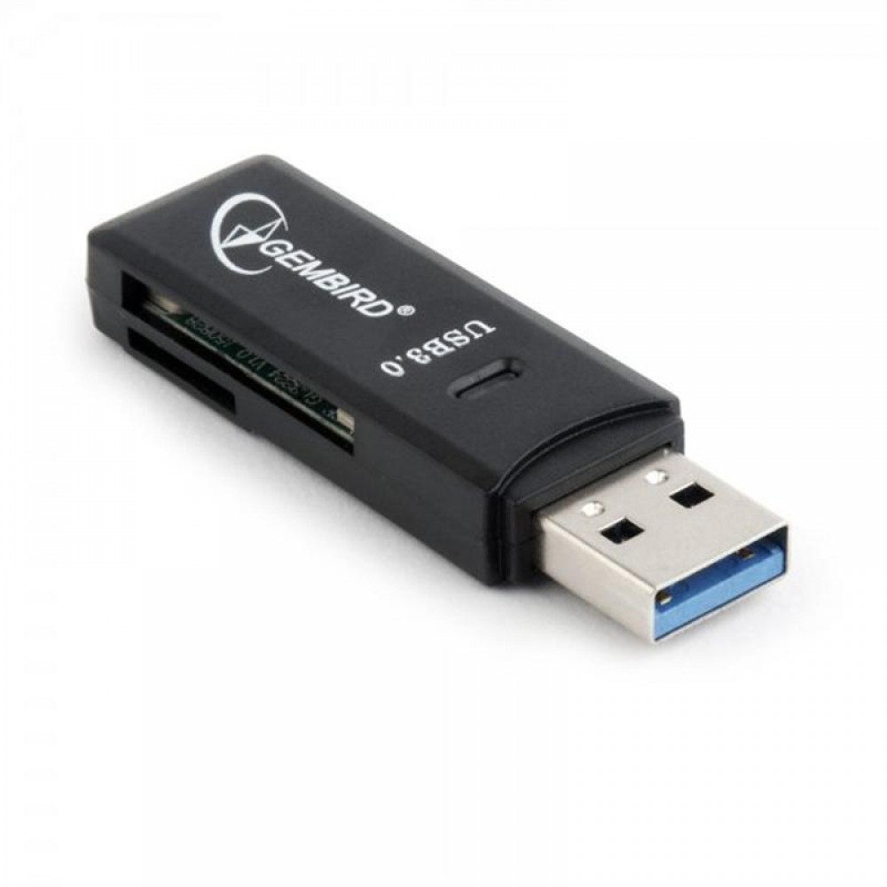 Кардидер Gembird USB3.0 UHB-CR3-01 Black