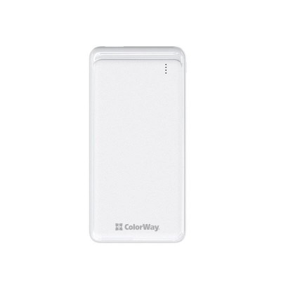 Power Bank ColorWay Slim PD 10000mAh White (CW-PB100LPG3WT-PD)