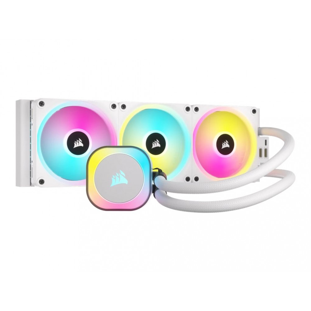 Система водяного охлаждения Corsair iCUE Link H150i RGB Liquid CPU Cooler White (CW-9061006-WW)