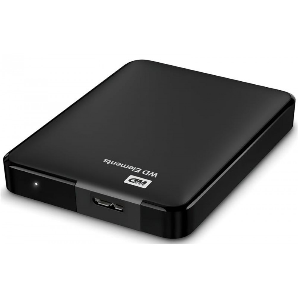 Зовнішній жорсткий диск 2.5" USB 1.0TB WD Elements Black (WDBUZG0010BBK-WESN)