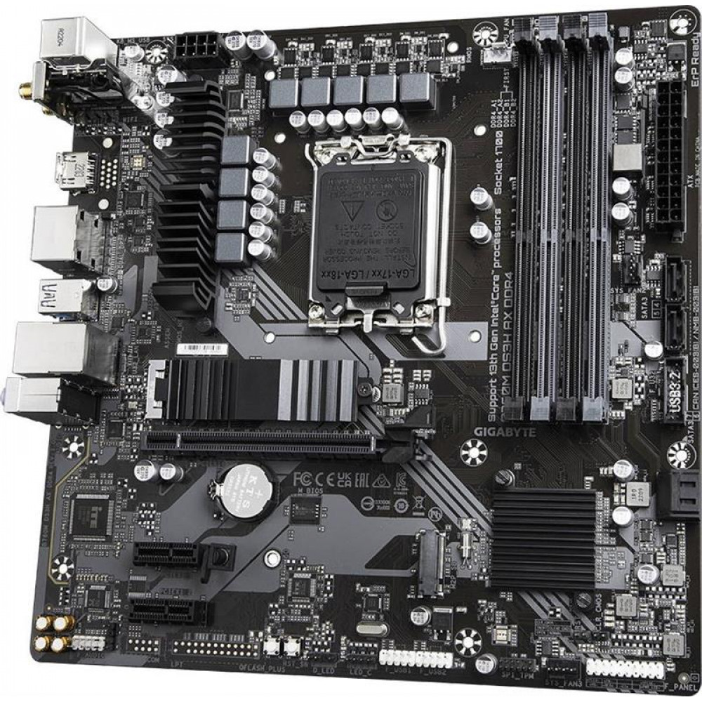 Материнская плата Gigabyte B760M DS3H AX DDR4 Socket 1700