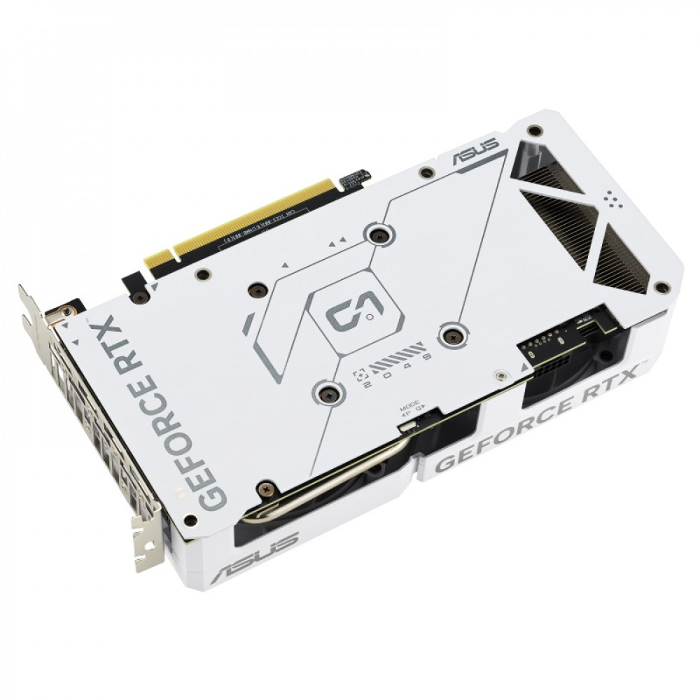 Видеокарта GF RTX 4070 Super 12GB GDDR6X Dual EVO White OC Asus (DUAL-RTX4070S-O12G-EVO-WHITE)