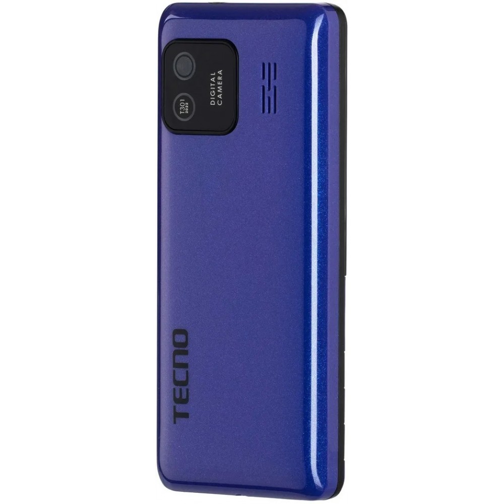 Мобiльний телефон Tecno T301 Dual Sim Blue (4895180778698)