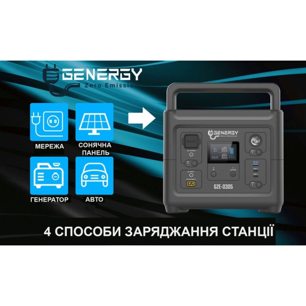 Зарядна станція Genergy GZE0305 500W