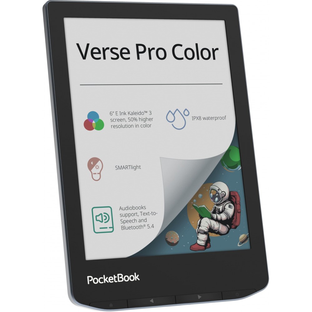 Електронна книга PocketBook 634K3 Verse Pro Color Stormy Sea (PB634K3-1-CIS)