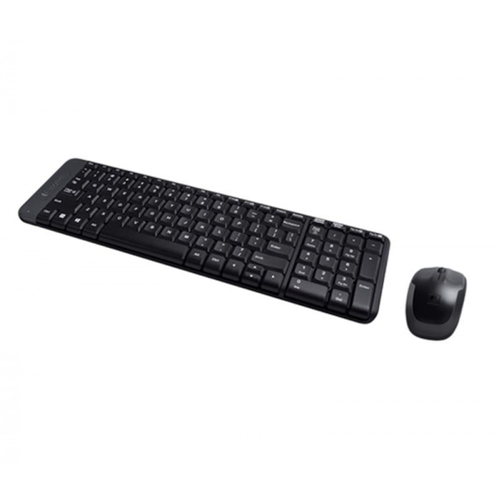 Комплект (клавіатура, мишка) бездротовий Logitech MK220 Black USB (920-003168)