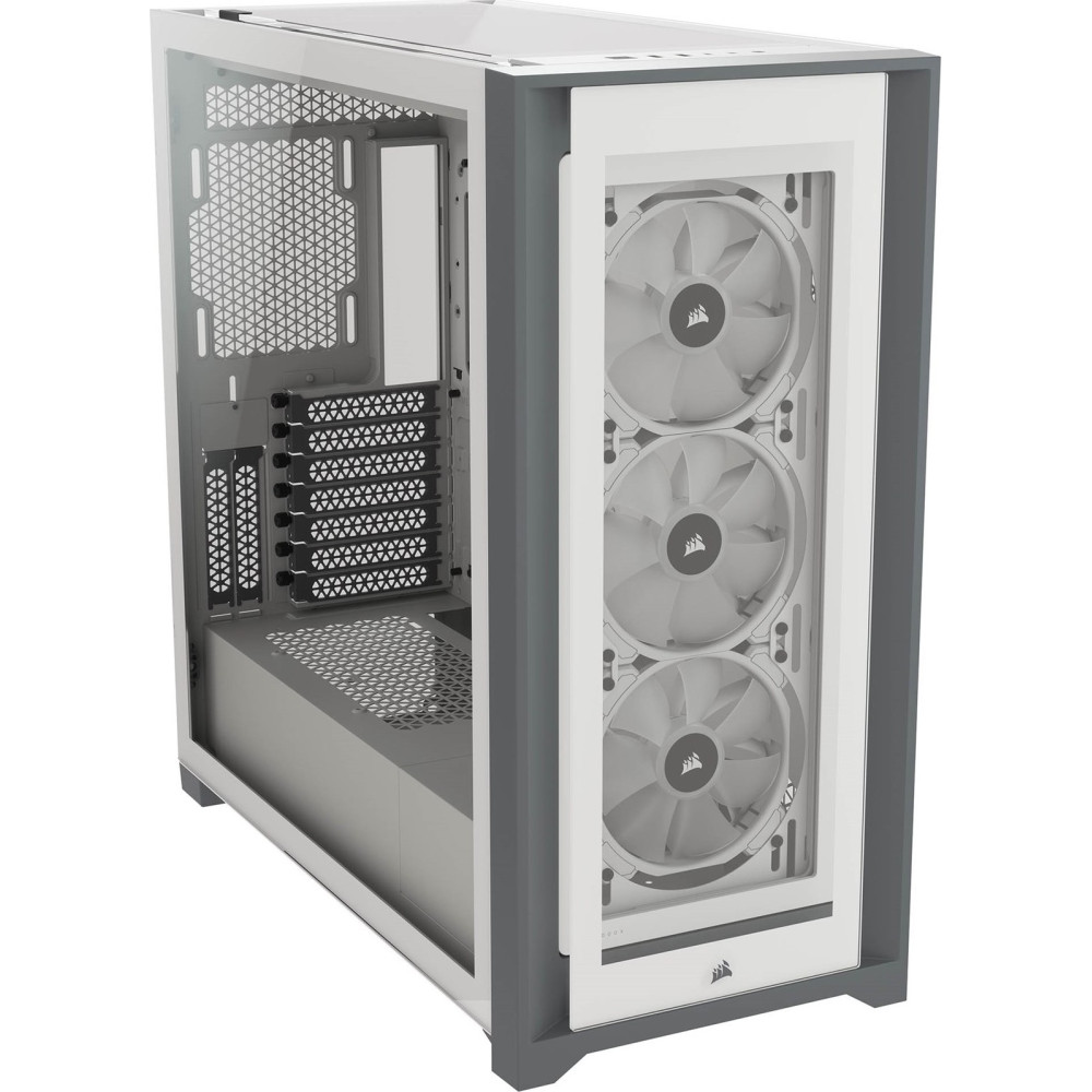 Корпус Corsair iCUE 5000X RGB Tempered Glass White (CC-9011213-WW) без БП