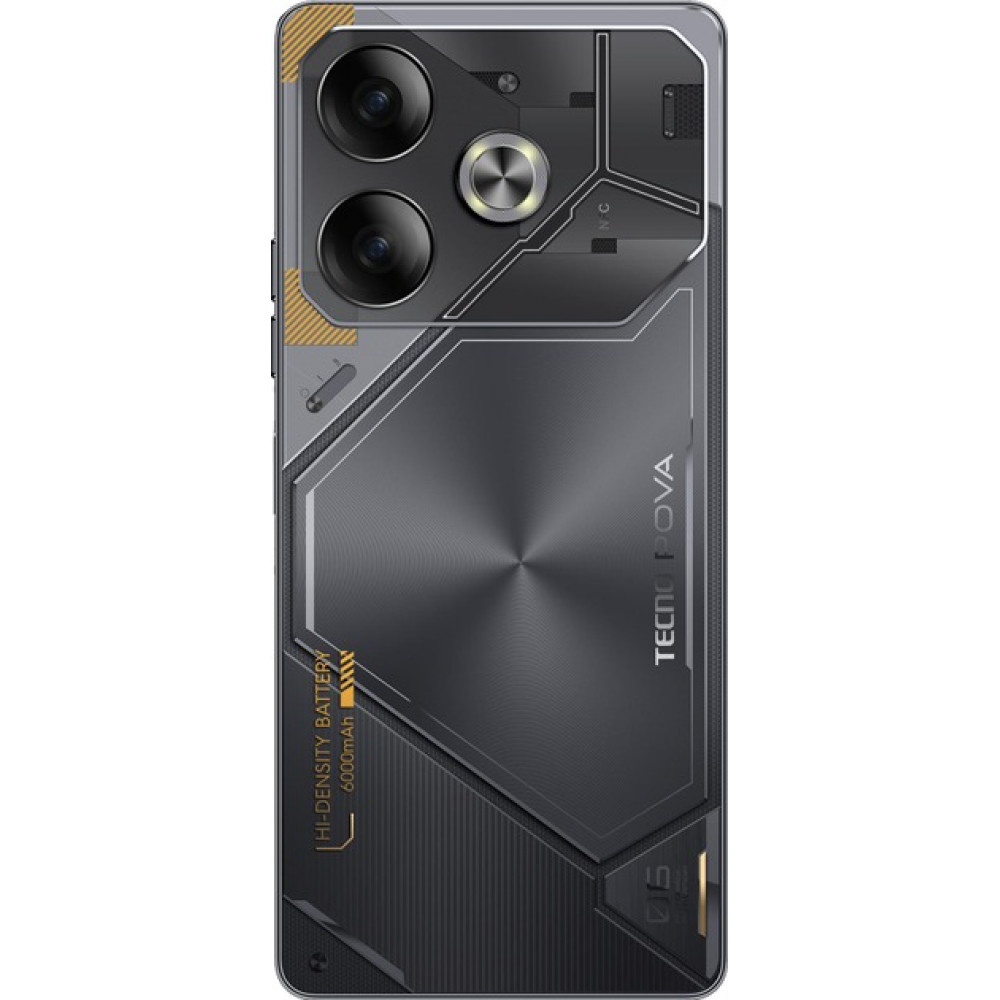 Смартфон Tecno Pova 6 (LI7) 12/256GB Meteorite Grey (4894947019067)