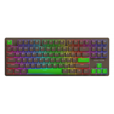 Клавиатура Hator Rockfall 2 Mecha TKL Autograph Edition Choco (HTK-527)