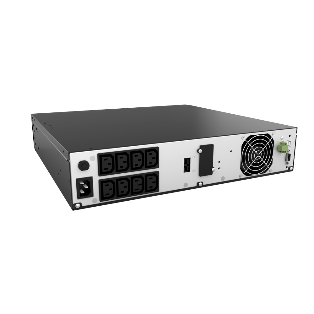 ДБЖ Njoy Aster 2K (UPCMCOP920HASCG01B), Online, 8 x IEC, USB, LCD, металл