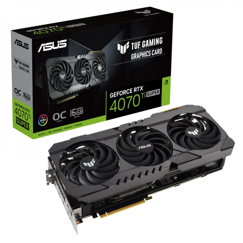 Видеокарта GF RTX 4070 Ti Super 16GB GDDR6X TUF Gaming OG OC Asus