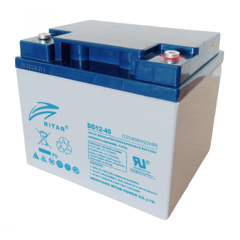 Аккумуляторная батарея Ritar 12V 40AH (DG12-40/02518) GEL