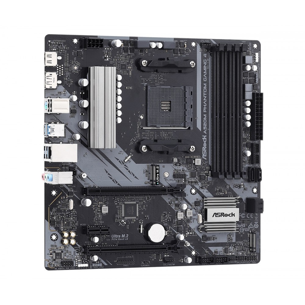 Материнська плата ASRock A520M Phantom Gaming 4 Socket AM4