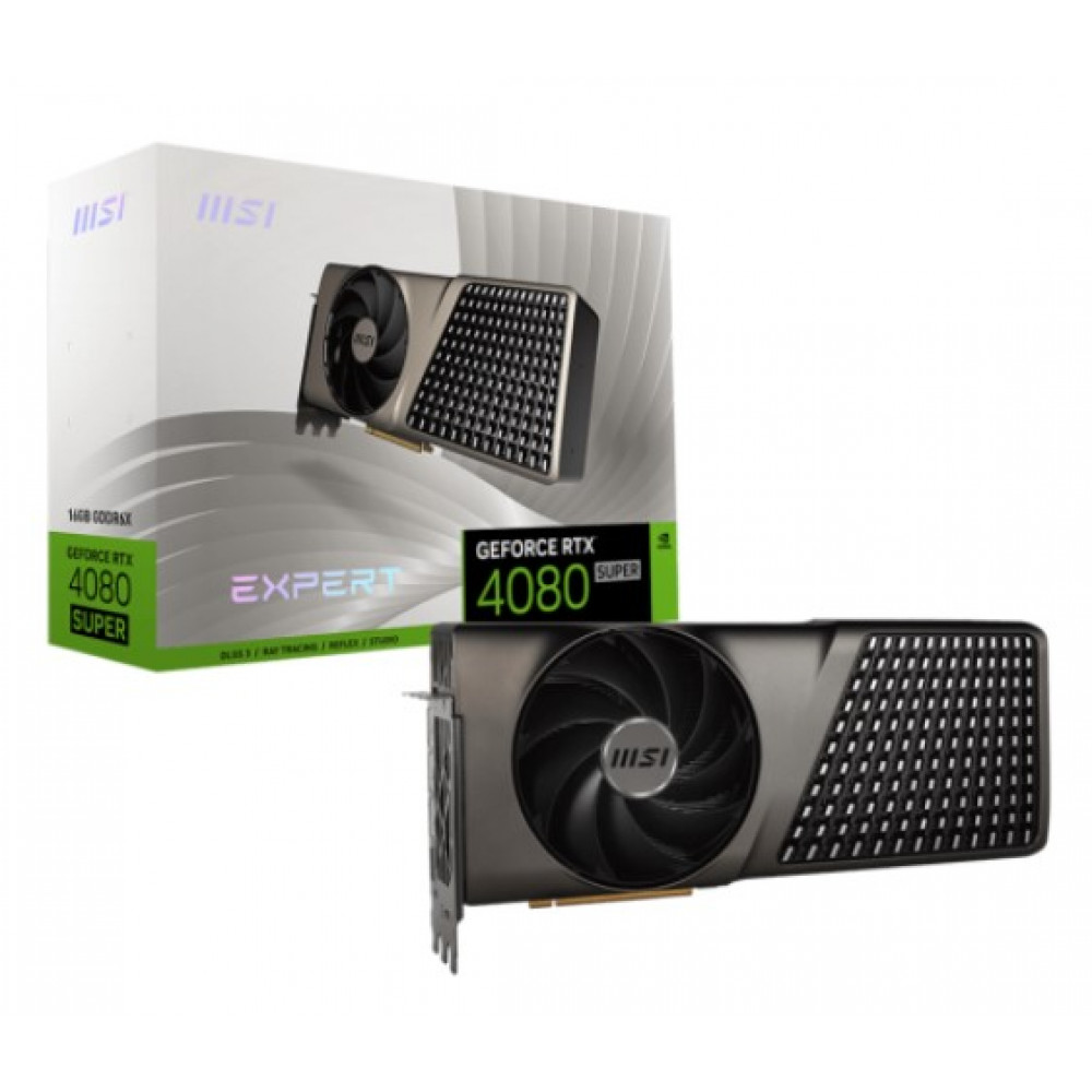 Відеокарта GF RTX 4080 Super 16GB GDDR6X Expert MSI (GeForce RTX 4080 SUPER 16G EXPERT)