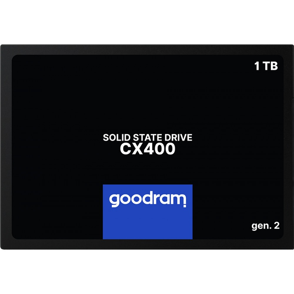 Накопичувач SSD 1ТB GOODRAM CX400 Gen.2 2.5" SATAIII 3D TLC (SSDPR-CX400-01T-G2)