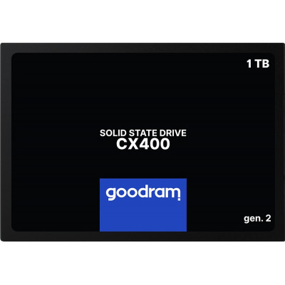 Накопичувач SSD 1ТB GOODRAM CX400 Gen.2 2.5" SATAIII 3D TLC (SSDPR-CX400-01T-G2)