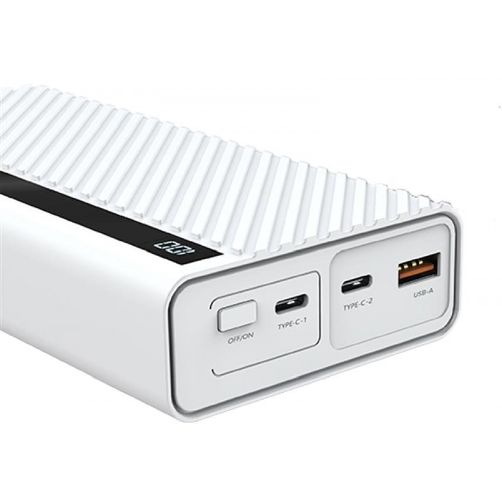 Універсальна мобільна батарея Proda PD-P106 30000mAh White (PD-P106-WH)