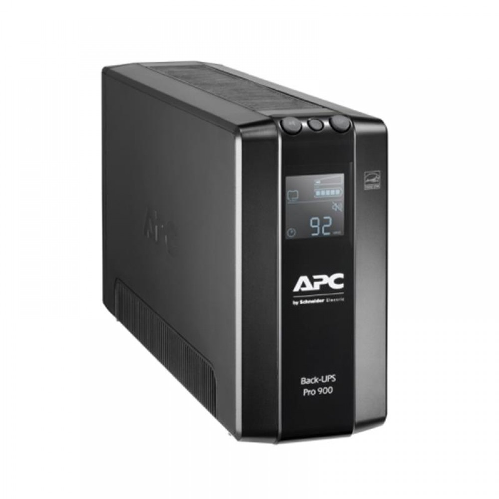 ИБП APC Back-UPS Pro BR 900VA, Lin.int., AVR, 6хIEC, RJ-11, RJ-45, LCD, металл (BR900MI)