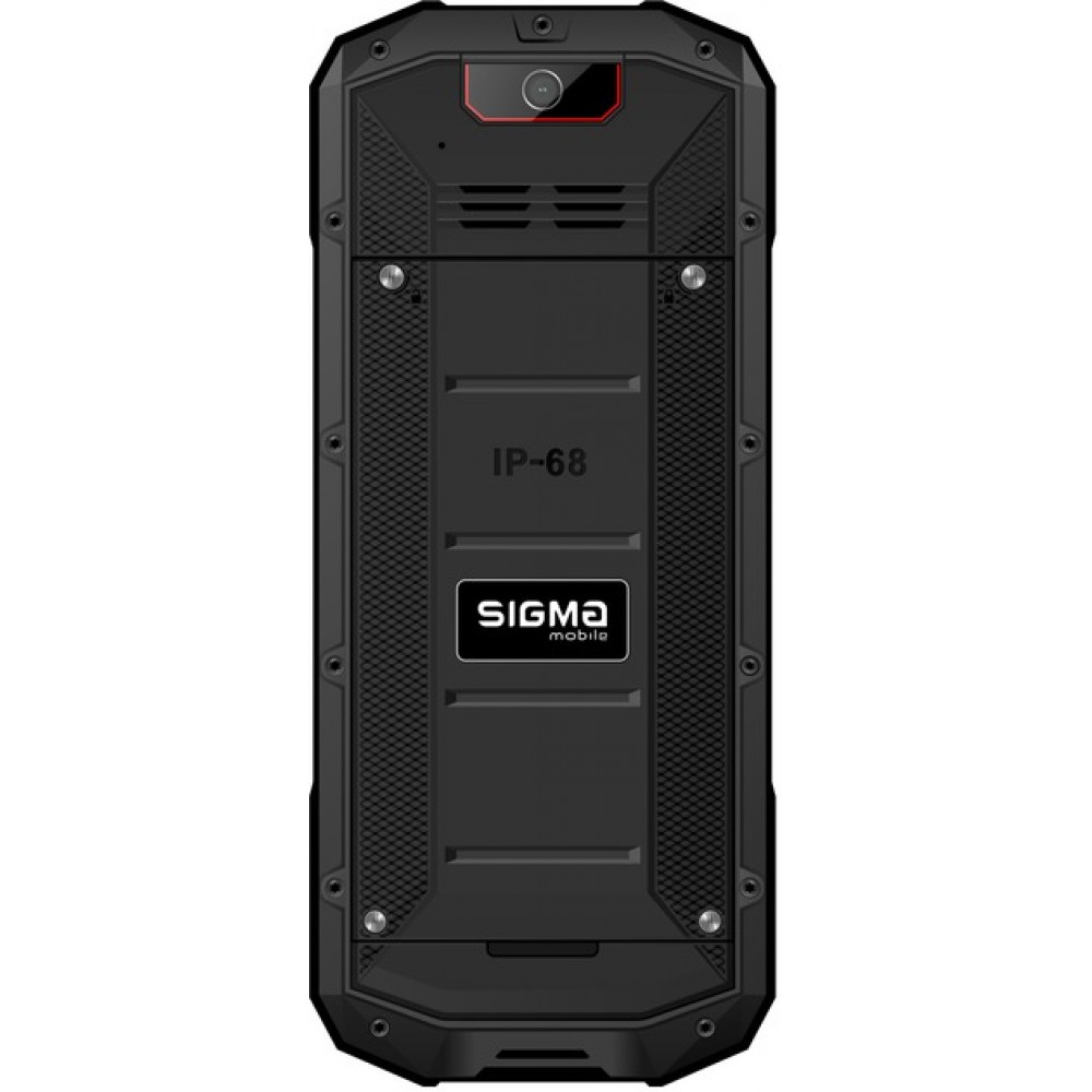 Мобільний телефон Sigma mobile X-treme PA68 Dual Sim Black/Red (4827798466520)