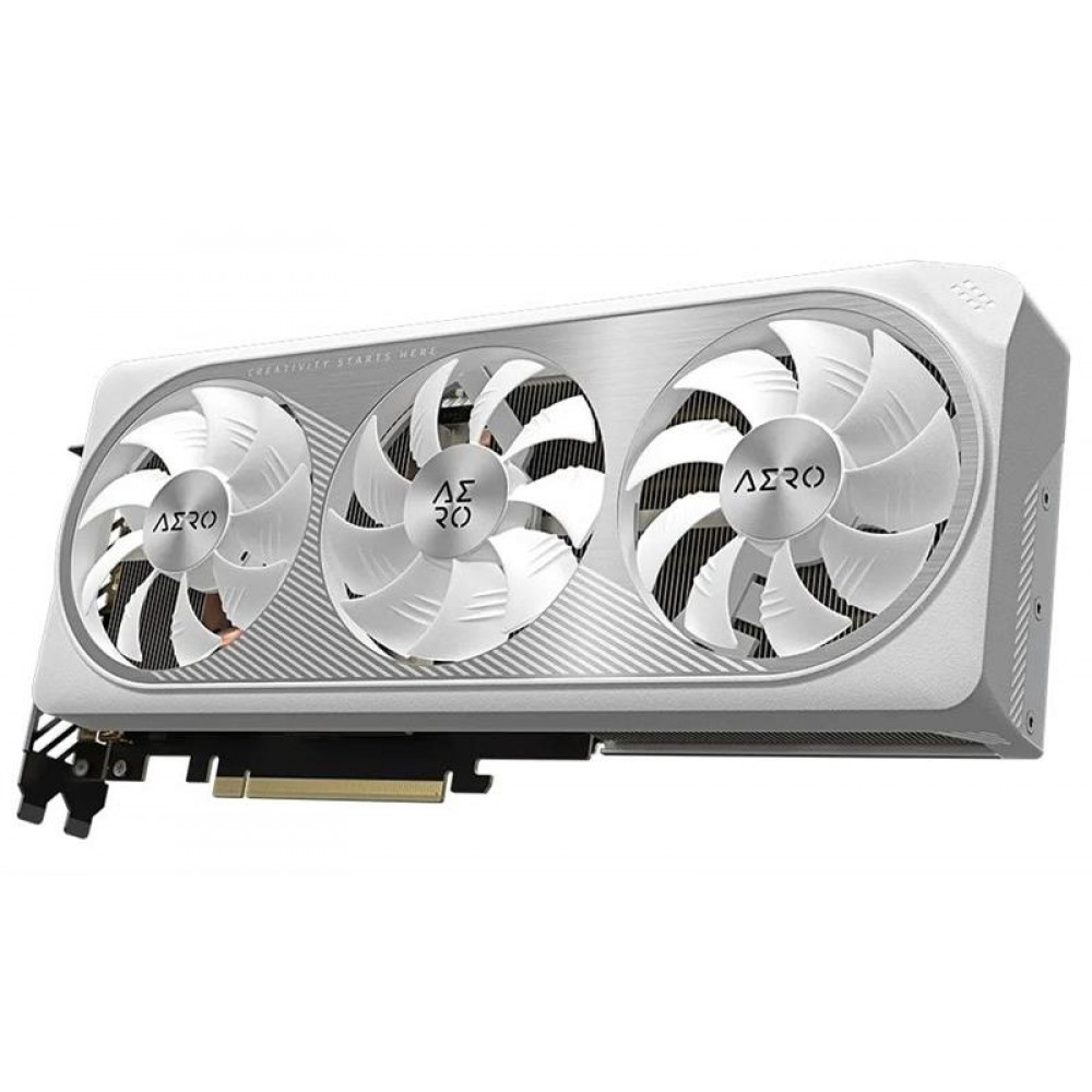 Видеокарта GF RTX 4070 12GB GDDR6X Aero OC V2 Gigabyte (GV-N4070AERO OCV2-12GD)