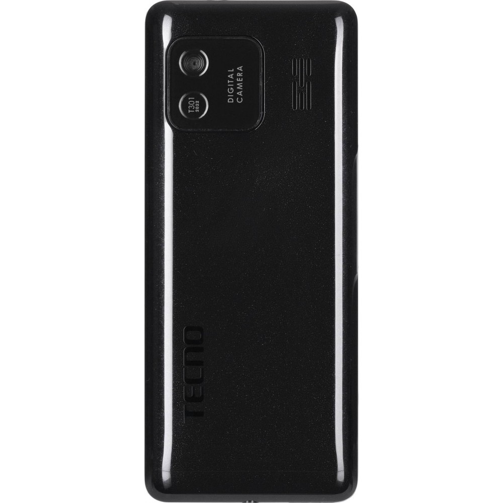 Мобiльний телефон Tecno T301 Dual Sim Phantom Black (4895180778674)