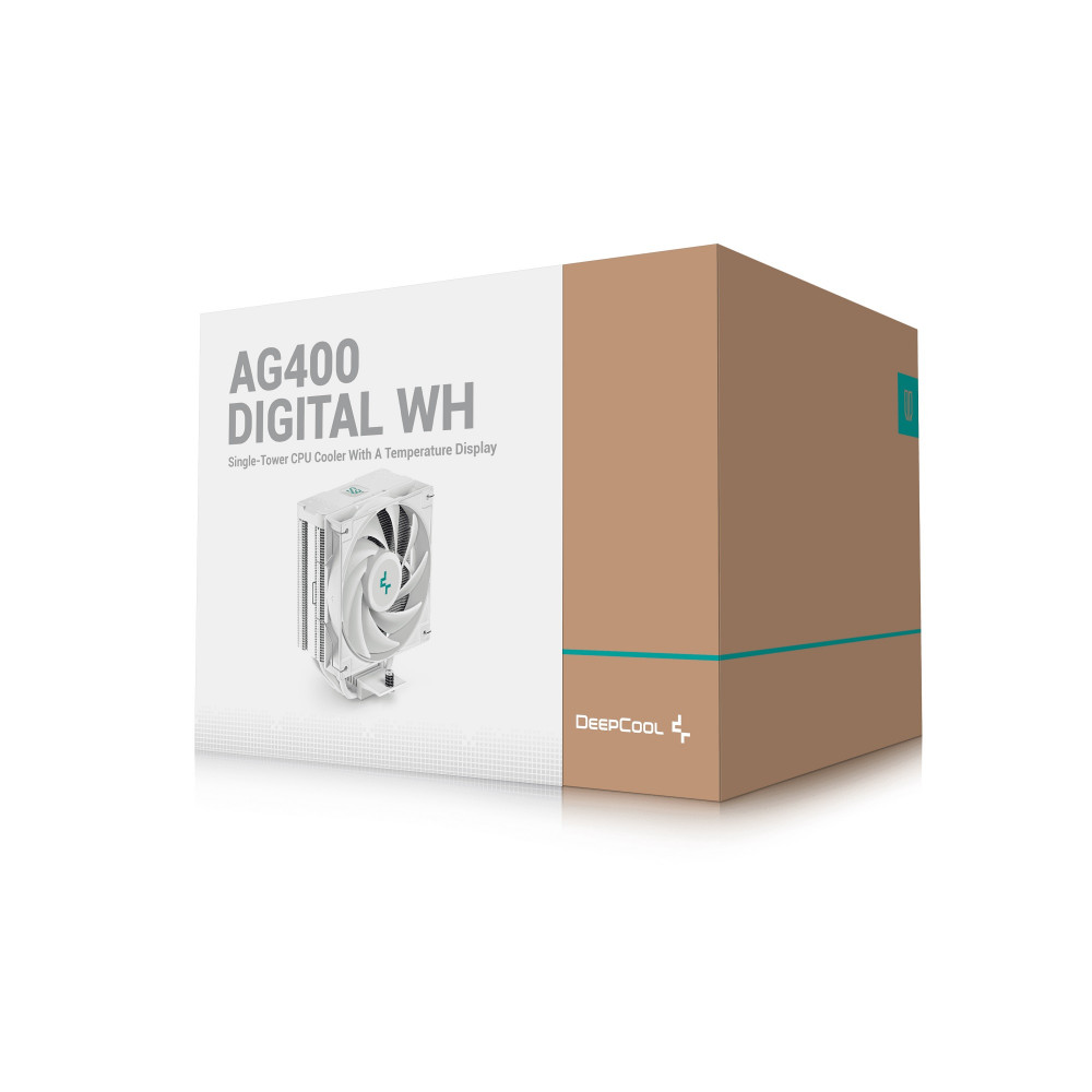 Процессорный кулер DeepCool AG400 Digital WH (R-AG400-WHNDMN-G-1)