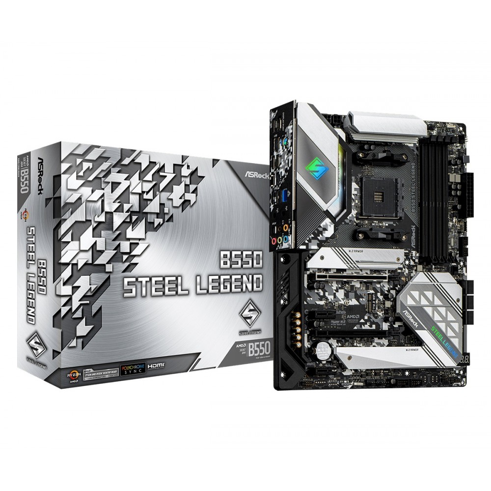 Материнська плата ASRock B550 Steel Legend Socket AM4