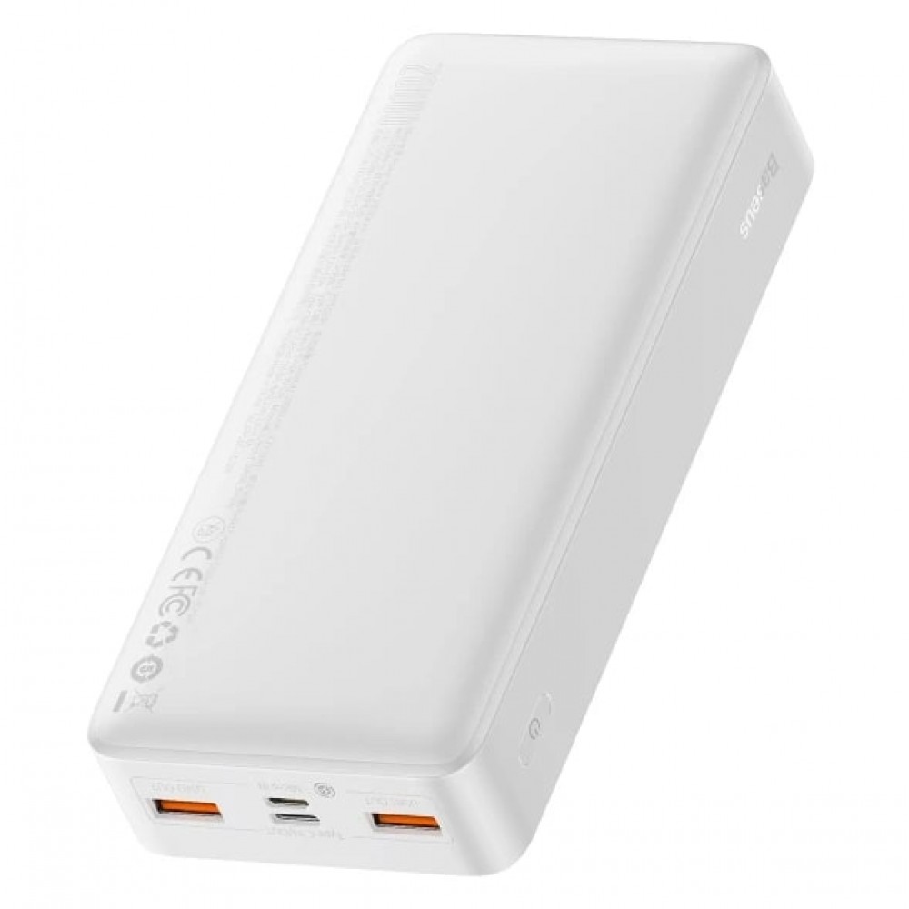 Універсальна мобільна батарея Baseus Bipow 20W 20000 mAh White (PPDML-M02) (1283126558771)