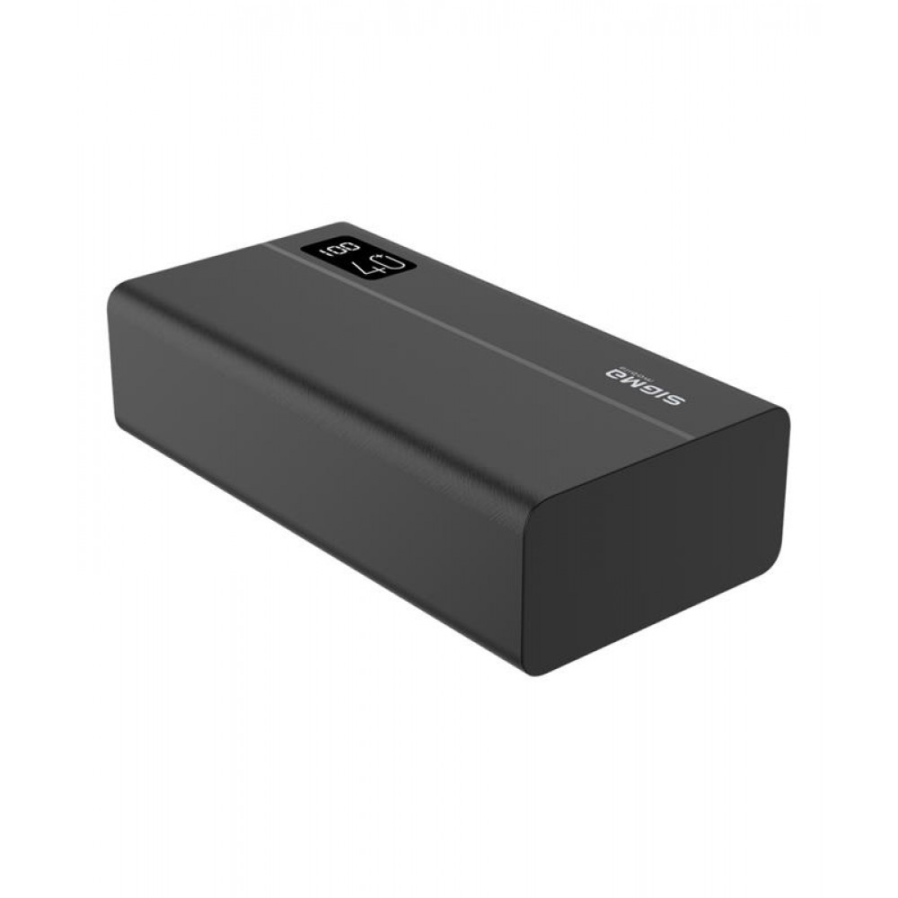 Універсальна мобільна батарея Sigma X-power SI40A3QL 40000mAh black (4827798424117)