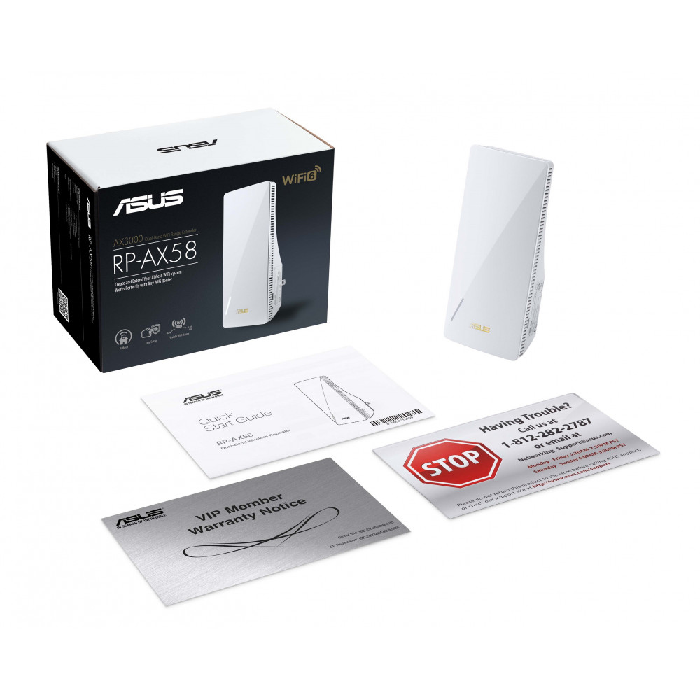 Повторитель/расширитель WiFi сигнала ASUS RP-AX58