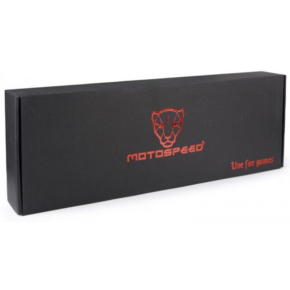 Клавіатура Motospeed CK107 Outemu Red RGB Black (mtk96mr)