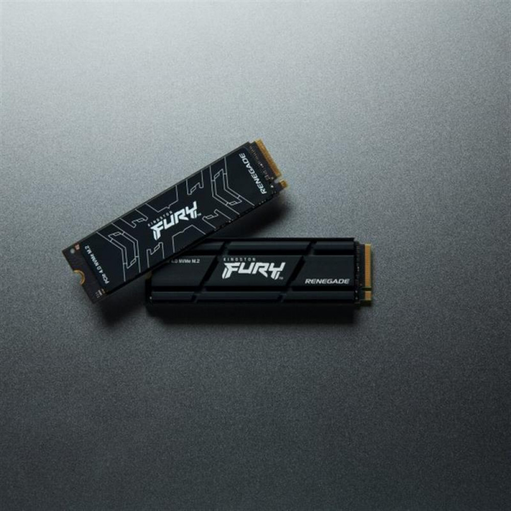 Накопичувач SSD 2TB Kingston Fury Renegade with Heatsink M.2 2280 PCIe 4.0 x4 NVMe 3D TLC (SFYRDK/2000G)